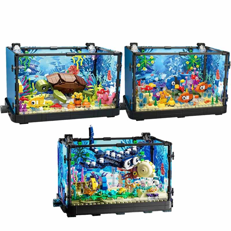 Fish Tank Building Block Set w - огляд і ціна Ocean Aquarium