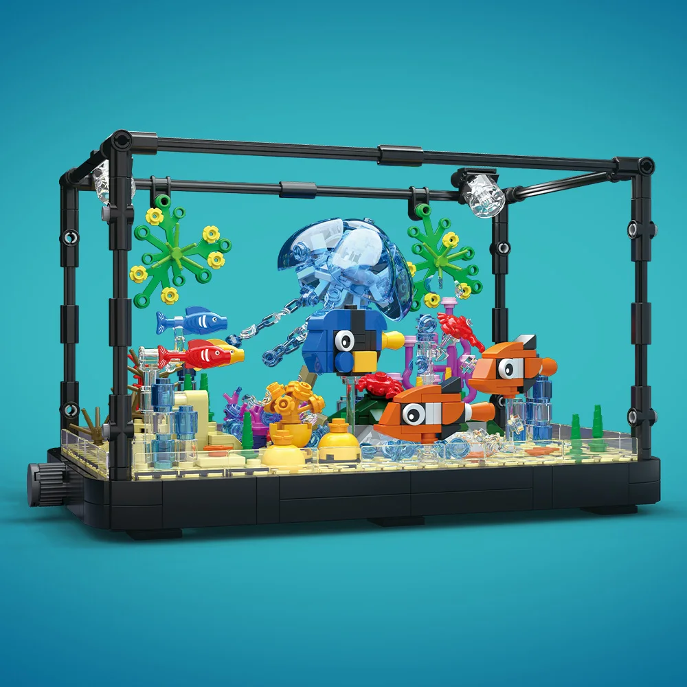 Fish Tank Building Block Set w - огляд і ціна Ocean Aquarium