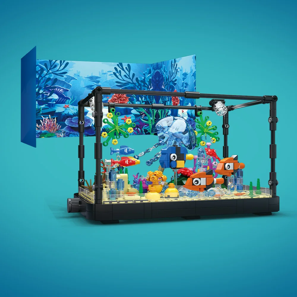 Fish Tank Building Block Set w - огляд і ціна Ocean Aquarium