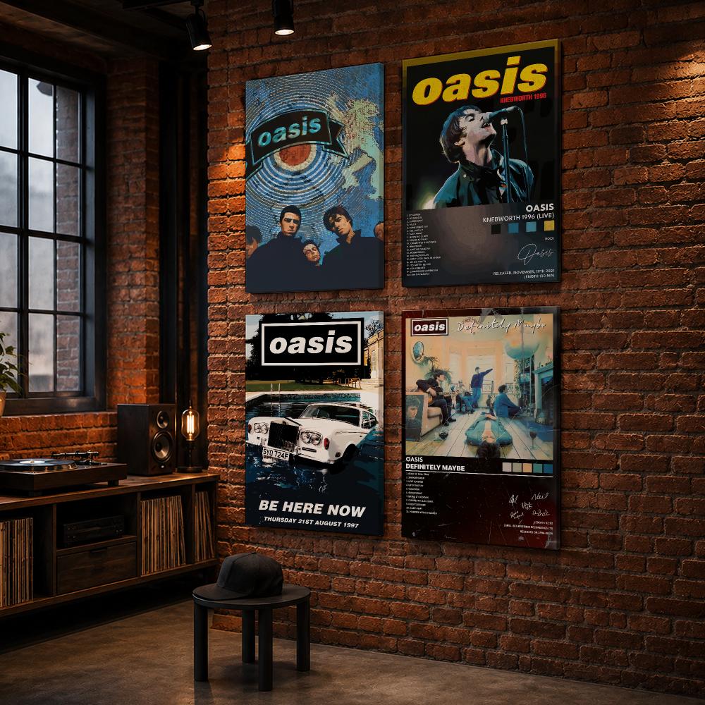 O-Oasis Rock Band Album Framed - огляд і ціна Live Rock