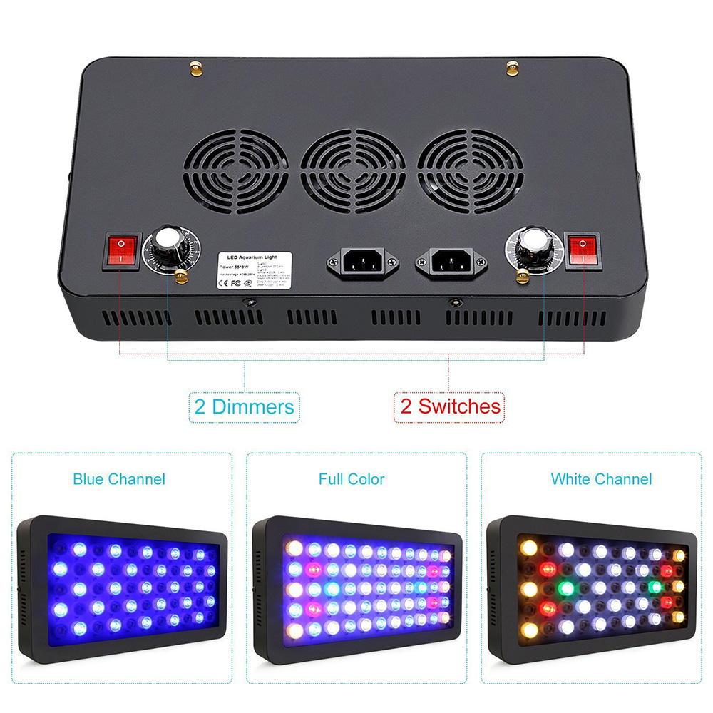165W LED Aquariums Light Dimma - огляд і ціна Marine Coral