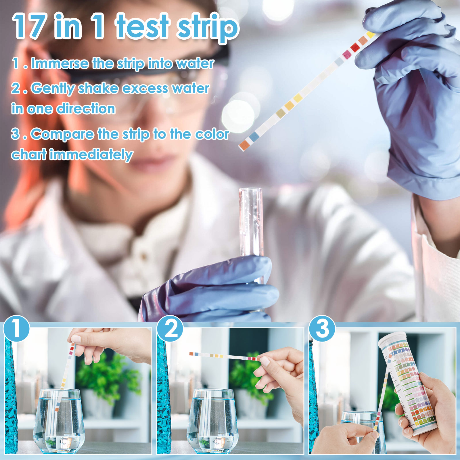 5-17 in 1 Aquarium Test Strips - огляд і ціна Saltwater Tank