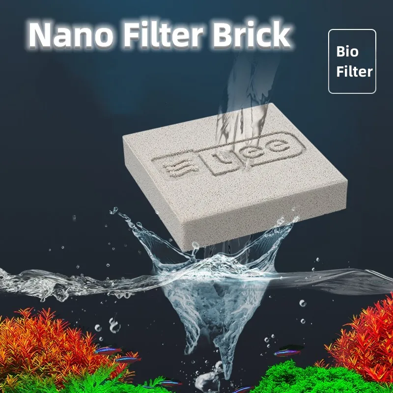 1/2pcs Fish Tank Nano Ceramic  - огляд і ціна Marine Aquarium Cube